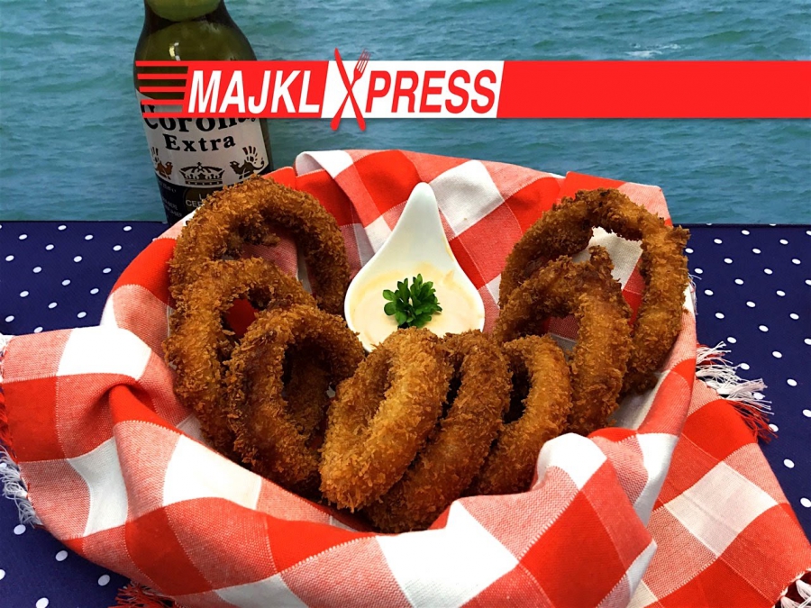 Majkl Express: Nejchutnější Onion Rings recept (cibulové kroužky recept)