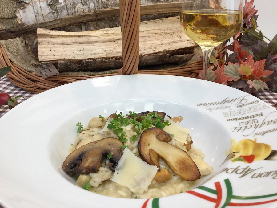 Originální Italské  houbové   rizoto recept (Risotto ai funghi)  Vařte s Majklem