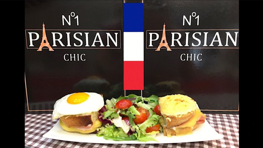 ‍ Zapečte si francouzský sendvič  Croquemonsieur : křupavý zapečený sendvič se šunkou a sýrem