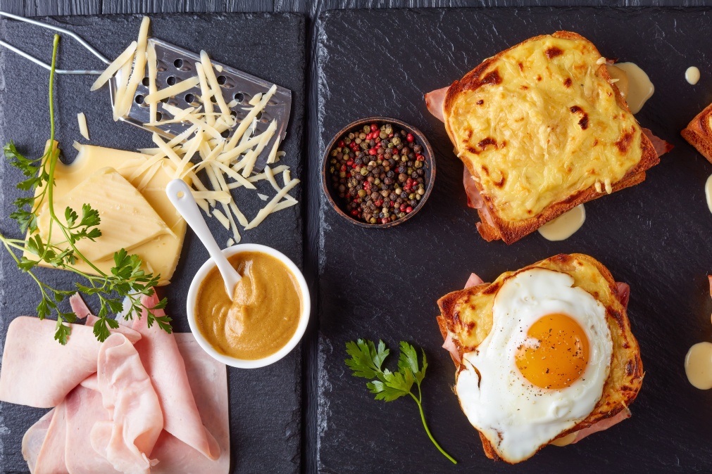 Francouzský sendvič Croque-monsieur