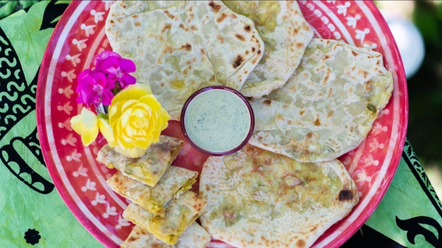 Nejlepší Indické bramborové placky se sýrem (Aloo Paratha)nejen pro vegetariány