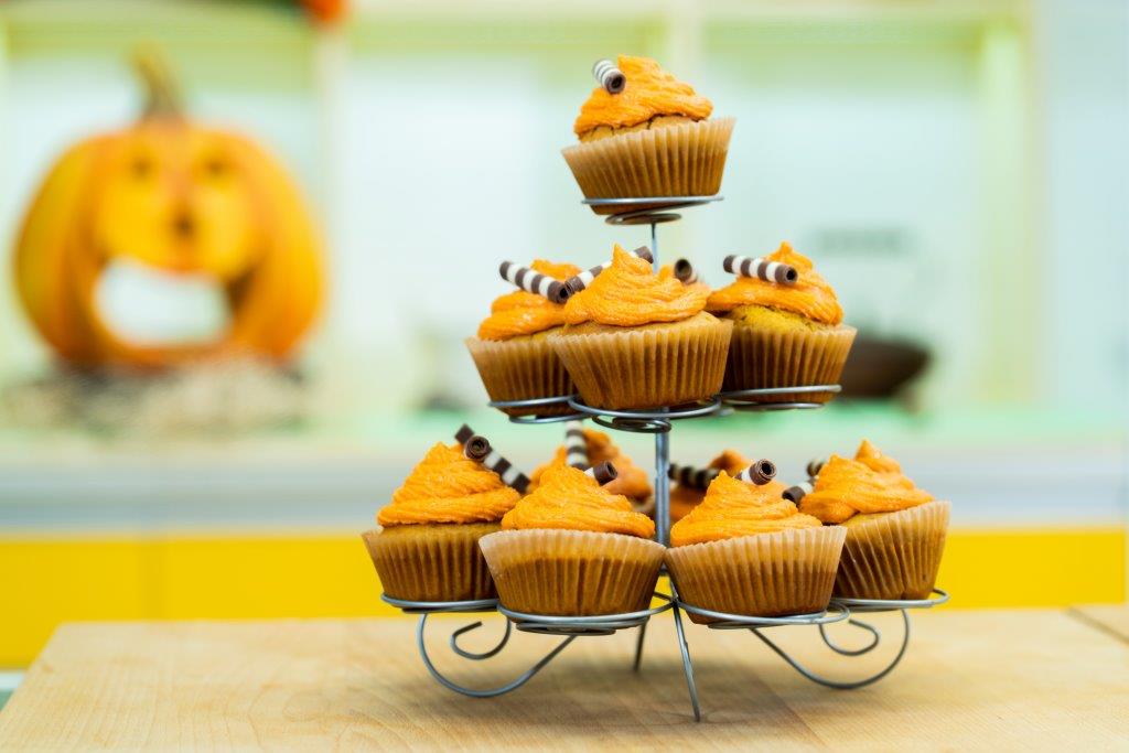 Podzimí PUMPKIN-SPICE dýňové Cupcakes