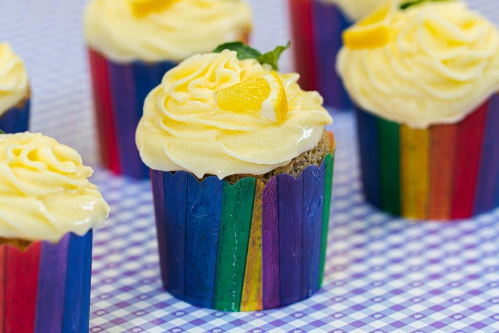 Cupcakes s mákem a citrónovým krémem