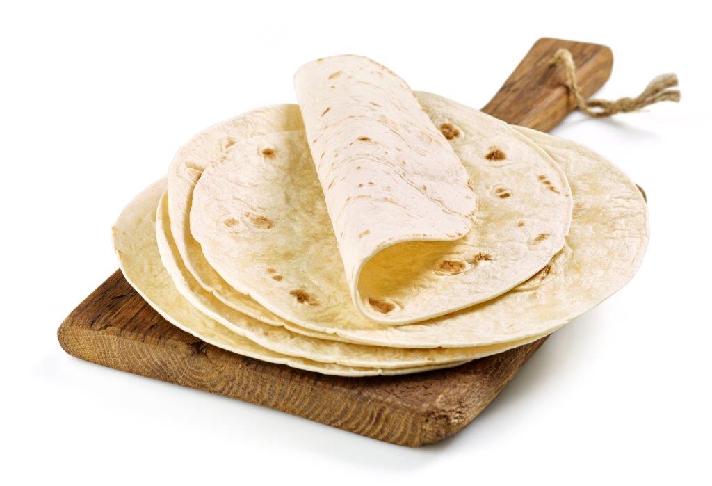 Domácí pšeničné tortilly a mexické fajitas