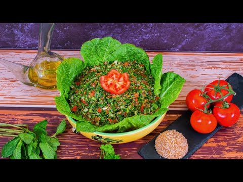 Tabbouleh salát recept nejchutnější a nejzdravěší salát (vegan)