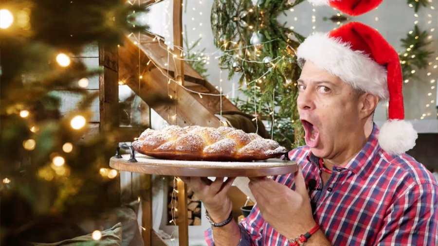 Recept na VÁNOČKU: nadýchaná a lahodná vánočka na bázi těsta BRIOCHE. NENÍ potřeba opletení