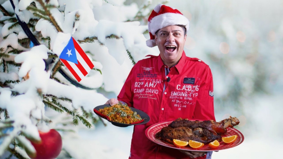 Úžasný recept na latinskoamerické vánoční maso: PERNIL s rýží s hráškem a kubánským sendvičem